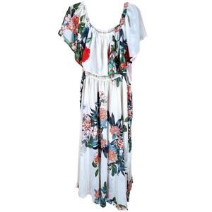 NEW Womens Floral Maxi Dress Size XL Une Ame Sleeveless NWT